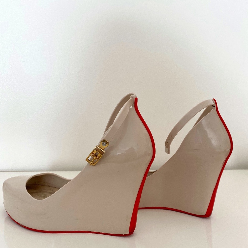 Melissa Peep Toe Wede - Patchuli III